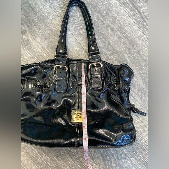 Dooney & Bourke Black Patent Leather Handbag - Picture 12 of 16